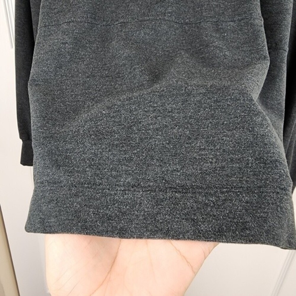 Zella Grey Pullover Hoodie Athletic Sweatshirt Modal Blend Size L Nordstrom Top - Picture 15 of 16